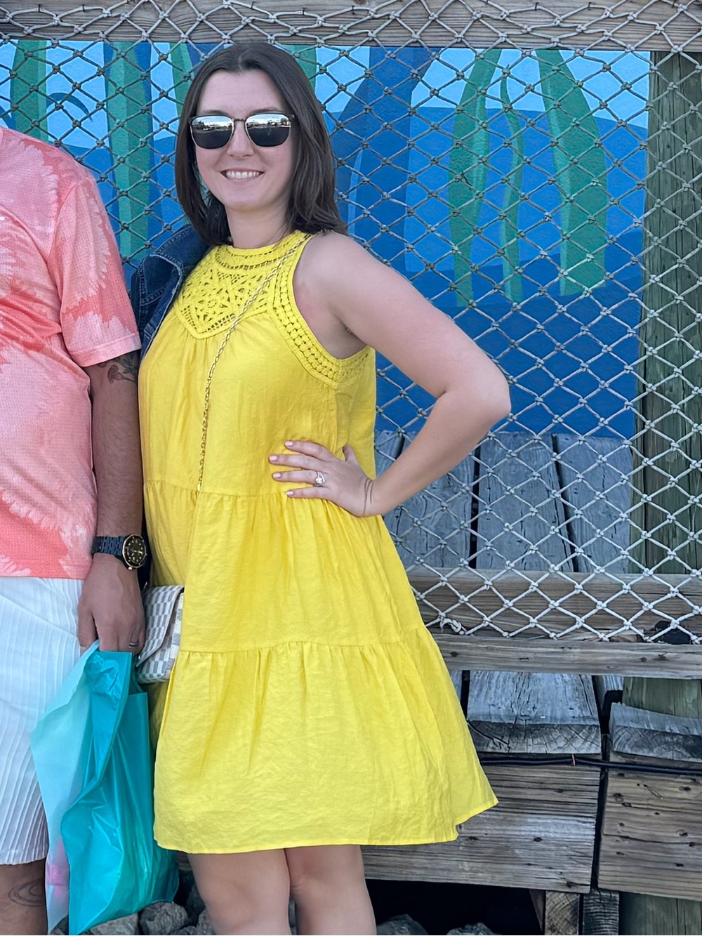 Bright Yellow Sleeveless Sundress